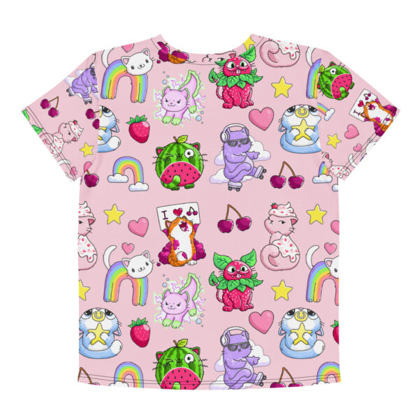 Cute Cats Youth crew neck t-shirt