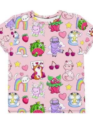 Cute Cats Youth crew neck t-shirt