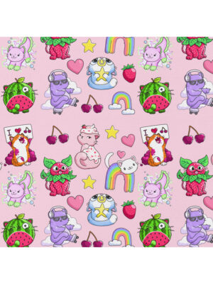 mouse-pad-white-front-691dc0620f156.jpg Cute Cats Pattern Mouse pad