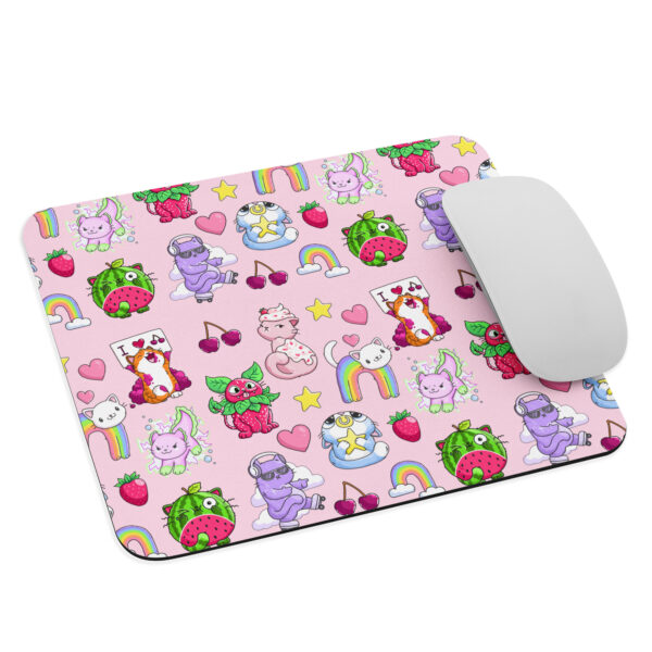 mouse-pad-white-front-691dc0621183c.jpg Cute Cats Pattern Mouse pad