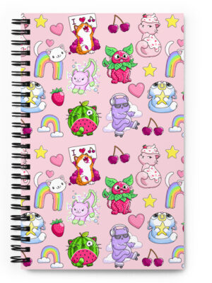 spiral-notebook-dotted-front-691dc18f1d074.jpg Cute Cats Spiral notebook
