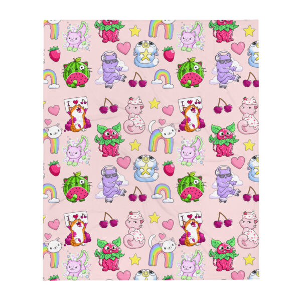 throw-blanket-50x60-front-691dc328e77f0.jpg Cute Cats Pattern Throw Blanket