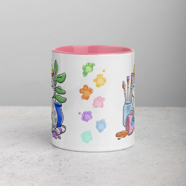 Penelope & Pumpkin Mug with Colour Inside