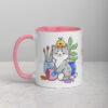 Penelope & Pumpkin Mug with Colour Inside