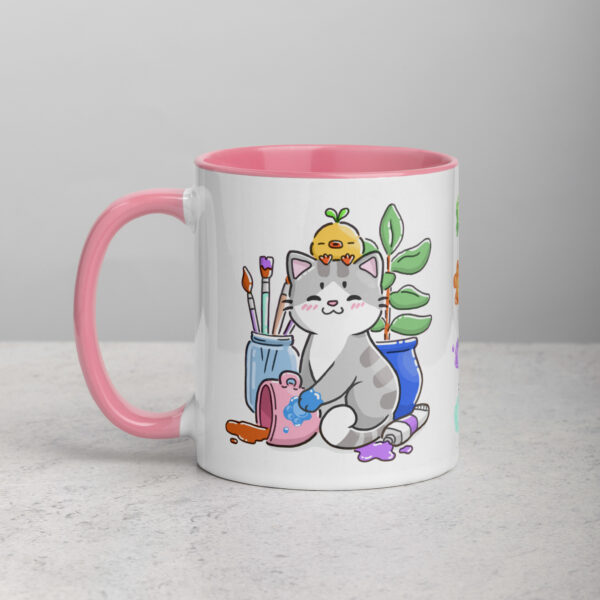 Penelope & Pumpkin Mug with Colour Inside