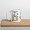 Cute Cats Rainbows Phoebe White glossy mug