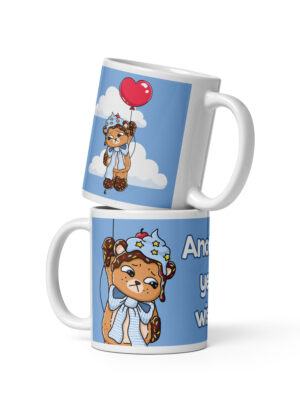 white-glossy-mug-white-11-oz-front-view-694babf17f4a9.jpg Droobles The Birthday Cake Bear White glossy mug