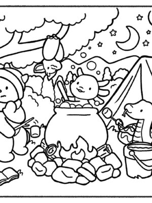 Draw Stuff Outside - Campfire Critters