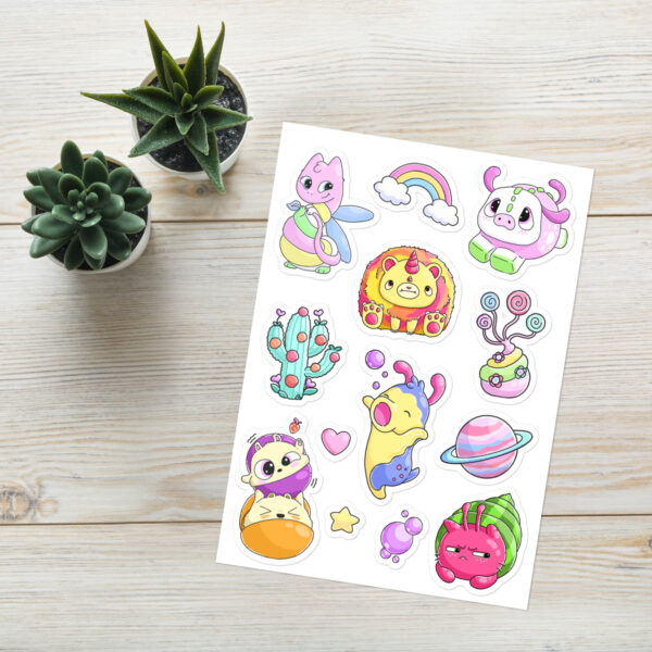 Planet Candyna Sticker sheet