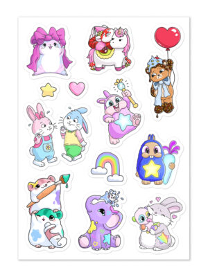 Character of the Week Sticker sheet