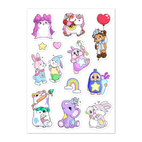 Character of the Week Sticker sheet