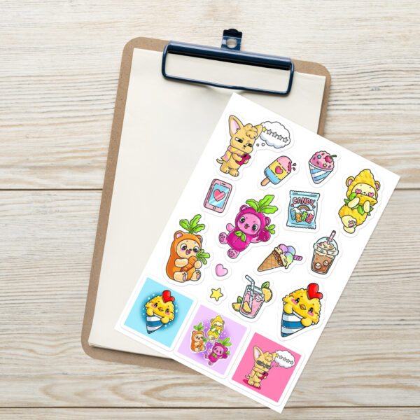 Candy-Pop Sticker sheet