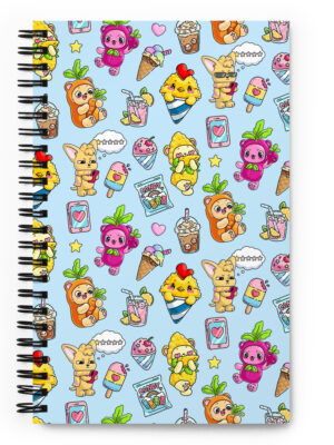 Candy-Pop Spiral notebook