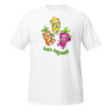 Candy-Pop "Let's Veg Out!" Slogan Short-Sleeve Unisex T-Shirt