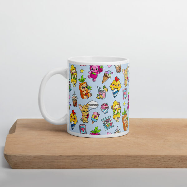 Candy-Pop White glossy mug