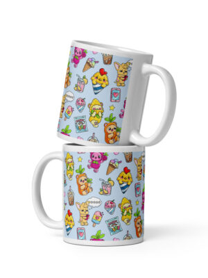 Candy-Pop White glossy mug
