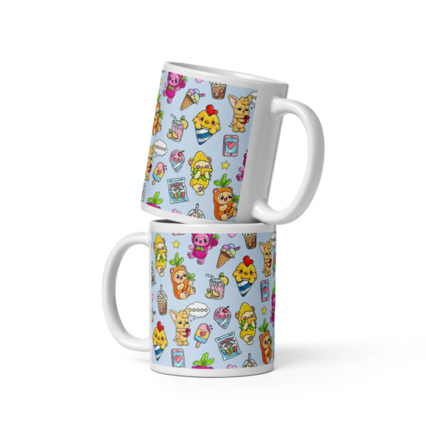 Candy-Pop White glossy mug