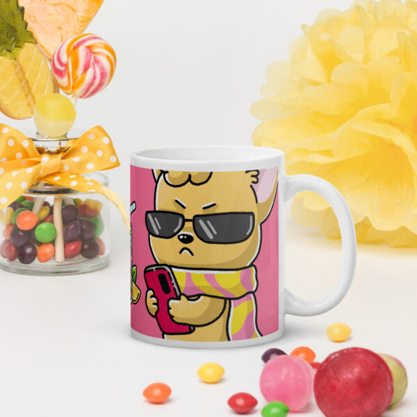 Candy-Pop Chi Chi "No. Nada. Nope." Slogan White glossy mug