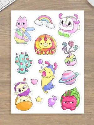 Sticker Collection: Planet Candyna