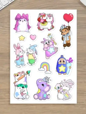 Sticker Collection: Characters of the Week