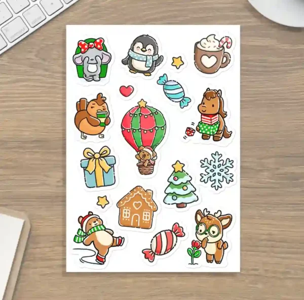 Sticker festive Sticker Collection: Festive Characters
