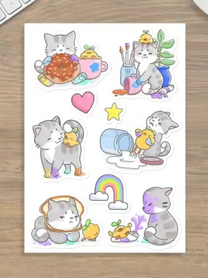 Sticker Collection: Penelope & Pumpkin