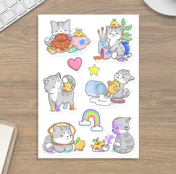 Sticker Collection: Penelope & Pumpkin