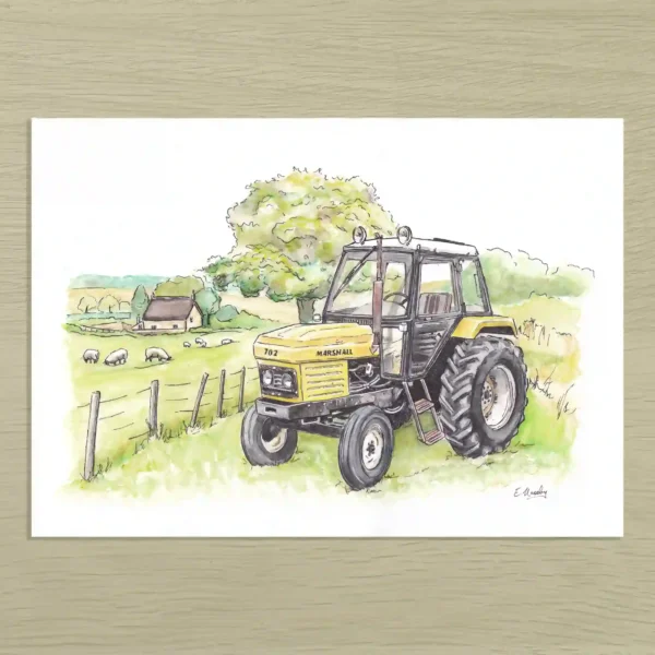 Tractor Farm Tractor Art Print