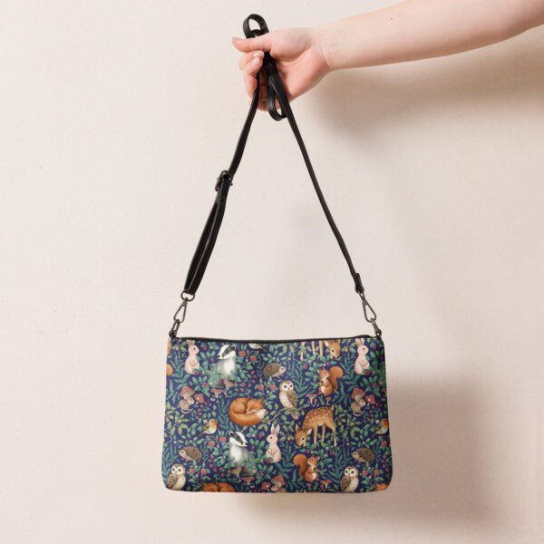 all-over-print-crossbody-bag-white-back-6a91ae2262ff1.jpg Forest Animals Crossbody bag