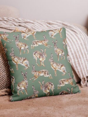 all-over-print-premium-pillow-case-22x22-back-6a6dd6fcf2646.jpg Hopping Hares Premium Pillow Case