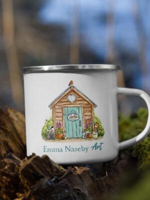 Art Shed Enamel Mug