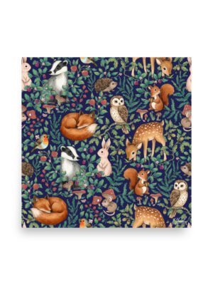 Forest Animals Art Print
