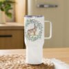 Floral Hare Travel Mug