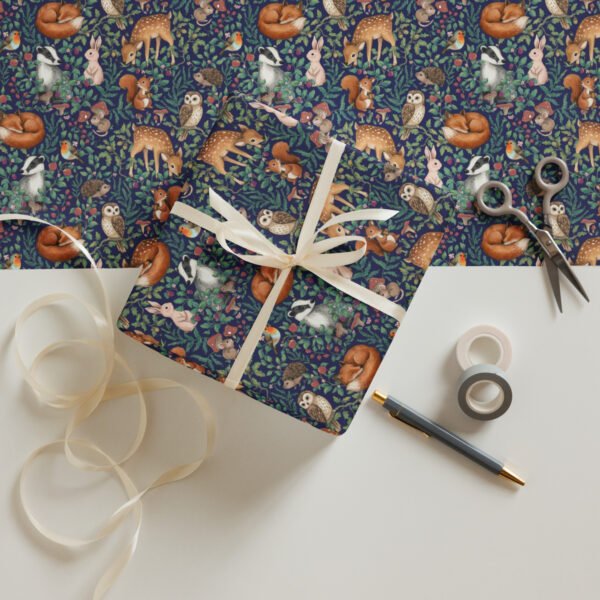 Forest Animals Wrapping paper sheets